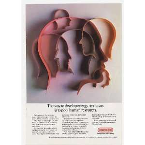 1978 Conoco Human Resources Energy Print Ad (4075)