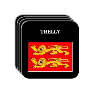   Normandie (Lower Normandy)   TRELLY Set of 4 Mini Mousepad Coasters