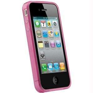  TPU Wave Cover for Apple iPhone 4   Translucent Pink Cell 