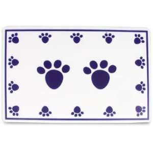  Castlemere Creations Blue Paw Print Dog Placemat: Home 