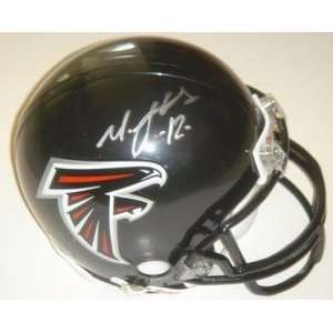 Michael Jenkins Autographed Mini Helmet   Replica   Autographed NFL 