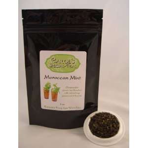 Moroccan Mint Green Tea Blend 2oz Package:  Grocery 