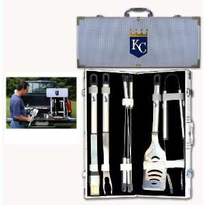  Kansas City Royals 8pc. BBQ Set w/Case: Home & Kitchen