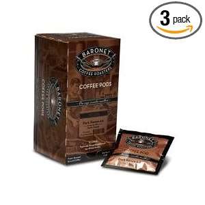 Baronet Coffee French Dark Roast, 18 Count Coffee Pods (Pack of 3 