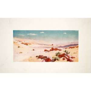 1906 Color Print Barren Desert Scene Land Goshen Egypt 