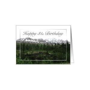  Mountain Range   31st Birthday Card Card Toys & Games