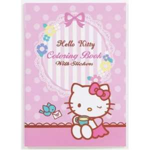  Hello Kitty Coloring Book with Stickers: Toys & Games