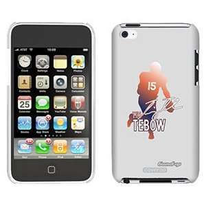  Tim Tebow Silhouette on iPod Touch 4 Gumdrop Air Shell 