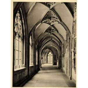  1938 Basel Switzerland Cathedral Cloister M. Hurlimann 