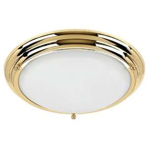   77033 02 3 Light Centra Ceiling Polished Brass: Home Improvement