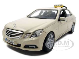   18 scale diecast car model of mercedes e class german taxi die cast