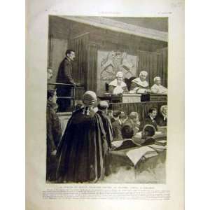    1903 London Lynch Trial Court Trahison French Print