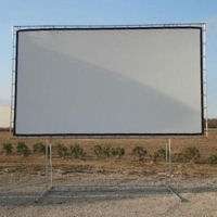 transparent projector screens bungee grommet projector screens outdoor 