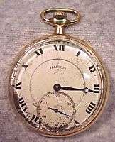 Illinois Autocrat Open Gold Pocket Watch 1919 17 Jewels  