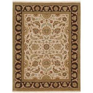   Dark Ivory/Tobacco Returnable Sample Swatch Area Rug