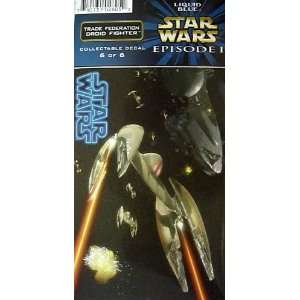 Star Wars Sticker~ Star Wars Episode I~ Trade Federation Droid Fighter 
