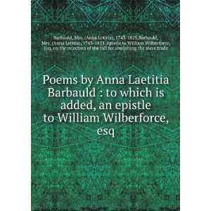  Poems by Anna Laetitia Barbauld  to which is added, an 