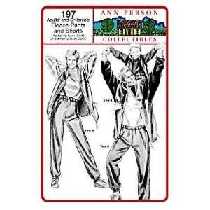   Fleece Pants & Shorts Pattern By The Each Arts, Crafts & Sewing