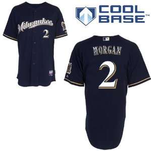 Nyjer Morgan Milwaukee Brewers Authentic Alternate Cool Base Jersey By 