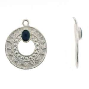 Silver Plated   Pendant   Round   Sold by: Package   Approx. 1 : Lead 