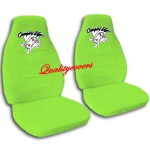   green Cow Girl car seat covers for a 2002 Toyota Camry. Automotive