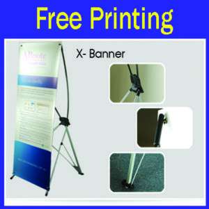 Giant X BANNER Trade Display Free Printing 48 x 78  