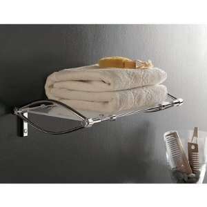 Towel Rack with Chrome Mounting Finish Blue, Size 24