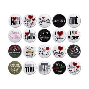 JERSEY SHORE Fan Set of 20 x 1 inch Mini Buttons GTL Smush and More