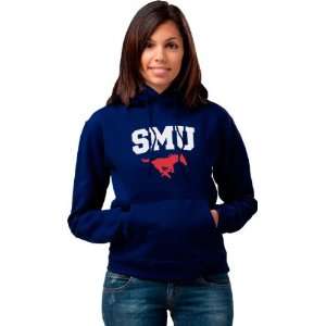  SMU Mustangs Womens Perennial Hoodie Sweatshirt: Sports 