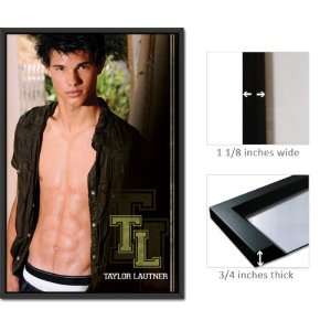  Framed Taylor Lautner Poster Twilight Chest FrPp32225 