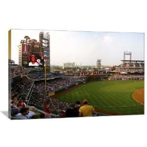 Phillies   Citizens Bank Panoramic   Gallery Wrapped Canvas   Museum 