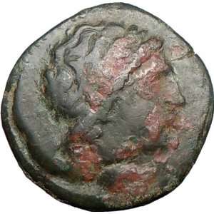  SYRACUSE Sicily 288BC King Hiketas Zeus Hellanios & Eagle 