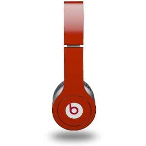 Solids Collection Red Dark Decal Style Skin (fits genuine Beats Solo 