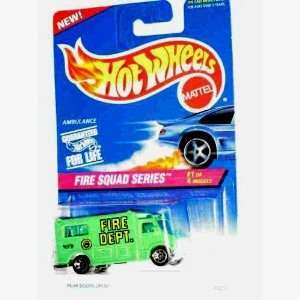  Hot Wheels 1995 Fire Squad Series #1 of 4 Ambulance: Toys 