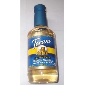 Torani Sugar Free Flavoring Syrup, French Vanilla, 12.2 Fl Ounce 