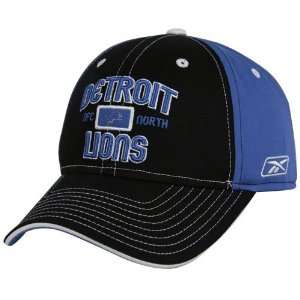    Reebok Detroit Lions Topstitch Athletic Hat: Sports & Outdoors