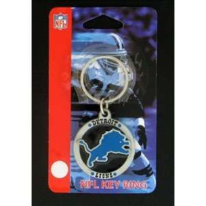 Detroit Lions NFL Logo Key Ring:  Sports & Outdoors