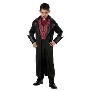   Dracula Costumes Deluxe Dracula Childs Halloween Costume: Toys & Games