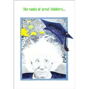   Greeting Card   Einstein Great Thinkers