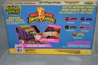 Mighty Morphin Power Rangers Incredible Edibles Deluxe Pack NEW 1995 