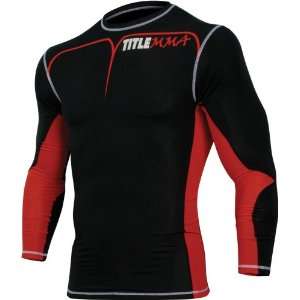  TITLE MMA Quad Flex Adversary Long Sleeve Rash Guard 