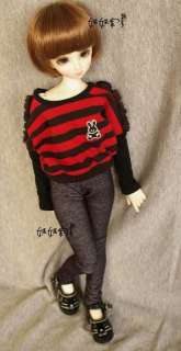   includes red black shirt denim tights doll shoes and other things