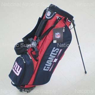 Wilson New York Giants NFL Carry / Stand Golf Bag New 883813404858 