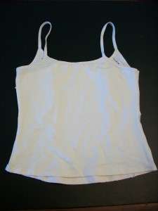 WHITE EYELET SHAPER TOP  