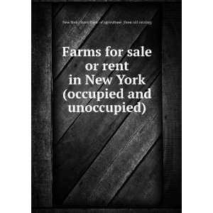   ) New York (State) Dept. of agriculture. [from old catalog] Books
