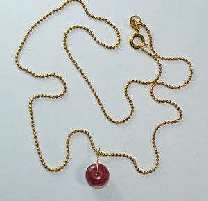   gemstone pendant 18kt solid gold bail,necklace TOP QUALITY   