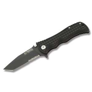  Knives 035S Part Serrated Tanto Point Intl Model 1 Linerlock Knife 