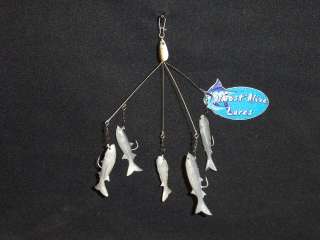 Shad Bait Ball Umbrella Rig Favorite in Alabama and East Coast with 