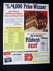 Pillsbury Best Flour Recipe & Baking Contest 1950 Ad