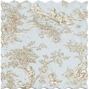  SWATCH   Baby Toile Blue Fabric by Doodlefish: Baby